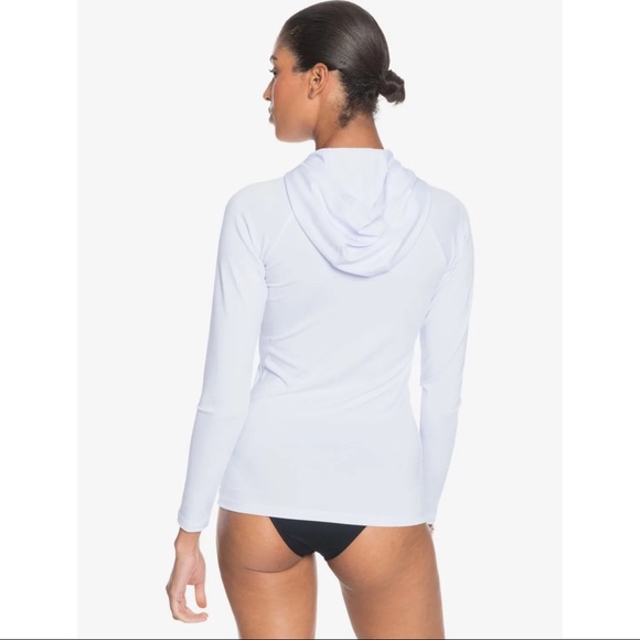 Roxy Essentials Hoodie Lycra Rashguard - Picture 5 of 6